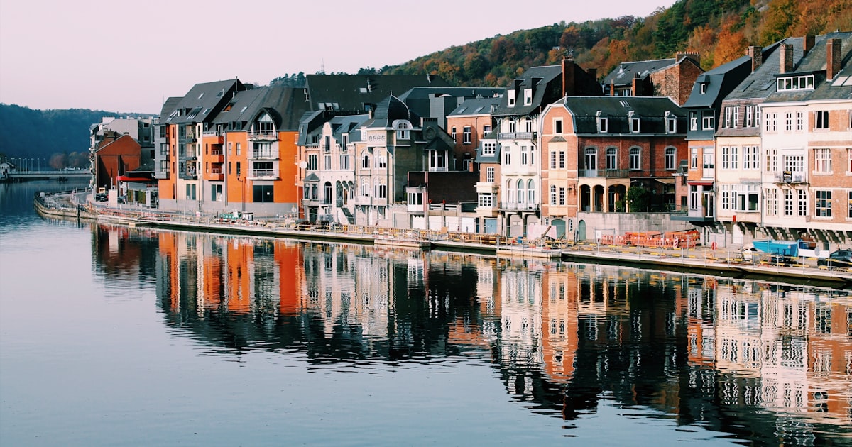 Vue de la ville de Bruges en Belgique